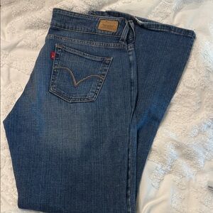 Levi's 526 Slender Boot Cut Jeans in Classic Blue 0038